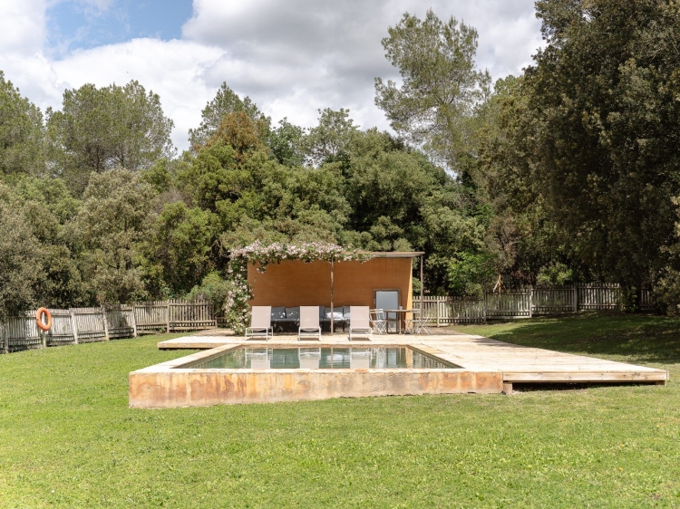 Mas Dalia, una lujosa y romántica villa rural en Veïnat de Sies, Costa Brava.